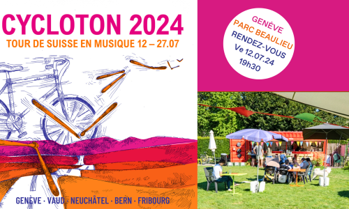 Cycloton 2024 - Tour de Suisse en Musique @ Parc Beaulieu
