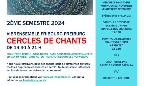 CERCLES DE CHANT  VIBRENSEMBLE  FRIBOURG FREIBURG