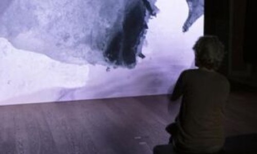 "Aletsch Negative" : discussion autour de l'installation