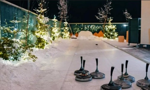 Eisstockschiessen am Uetliberg