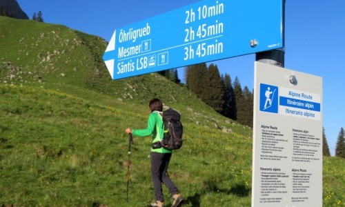 Alpinwandern in den Appenzeller Alpen