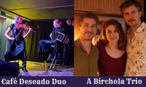 A Birchola Trio mit Support von Café Deseado